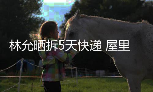 5天晒拆山递堆快递 屋林允里快积成